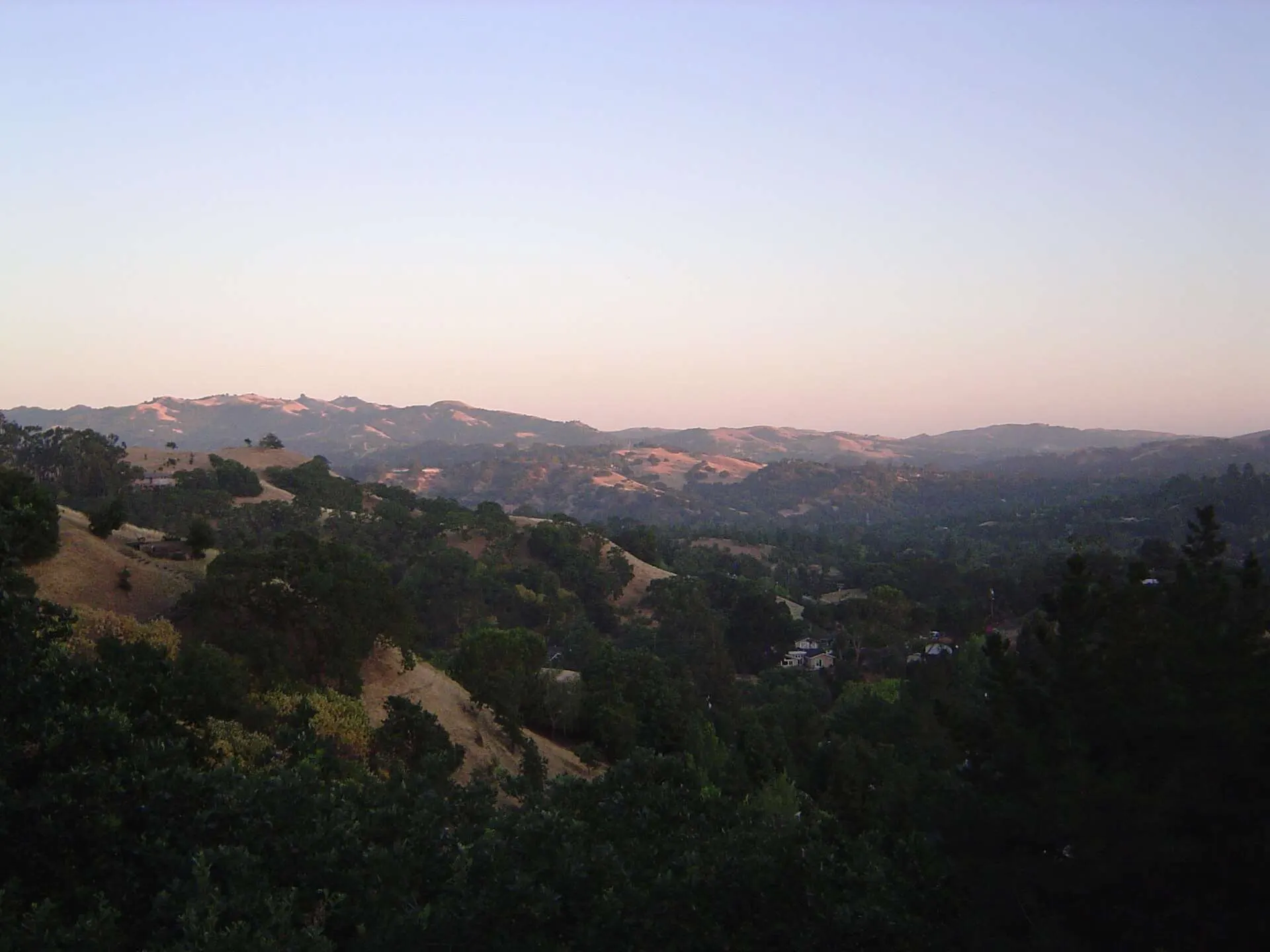 View over Lafayette hills
