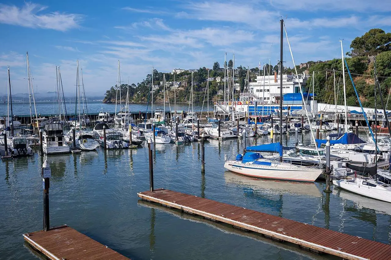 The Corinthian Yacht Club on the Tiburon waterfront
