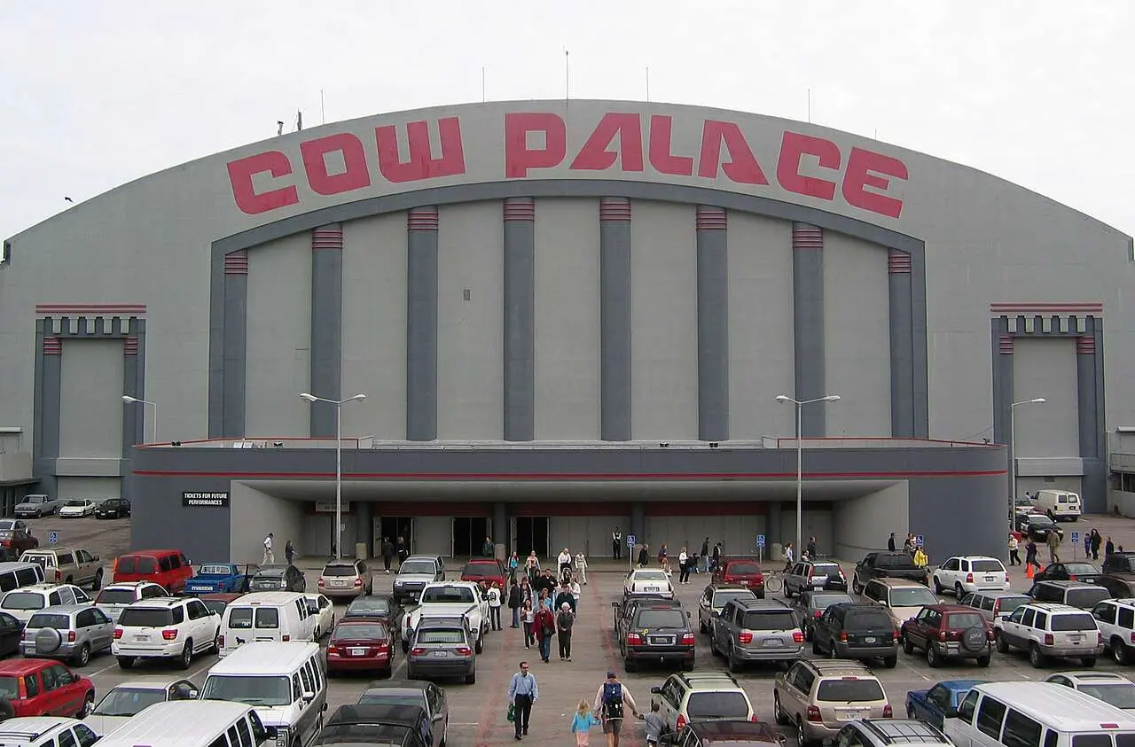 The Cow Palace arena in Daly City