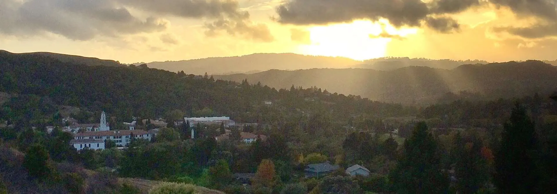 Moraga valley and hillsides