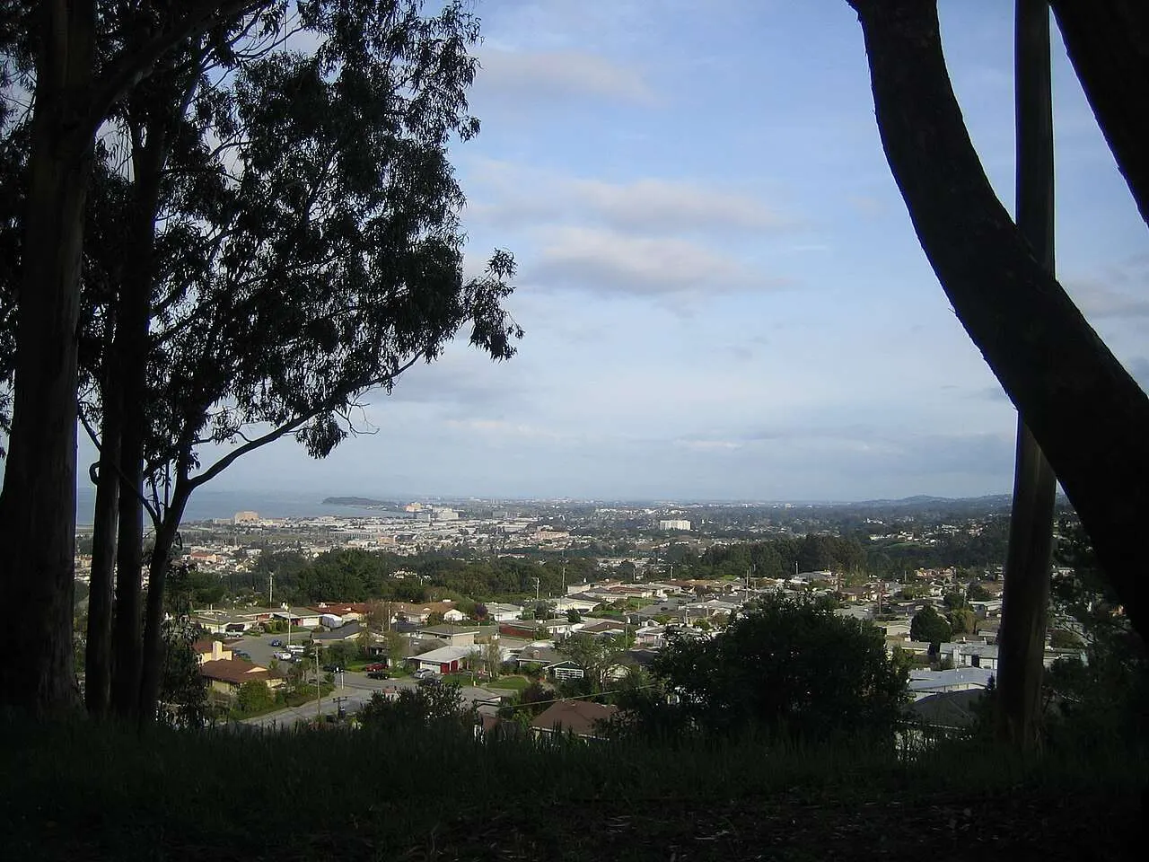 Millbrae seen from Junipero Serra Park