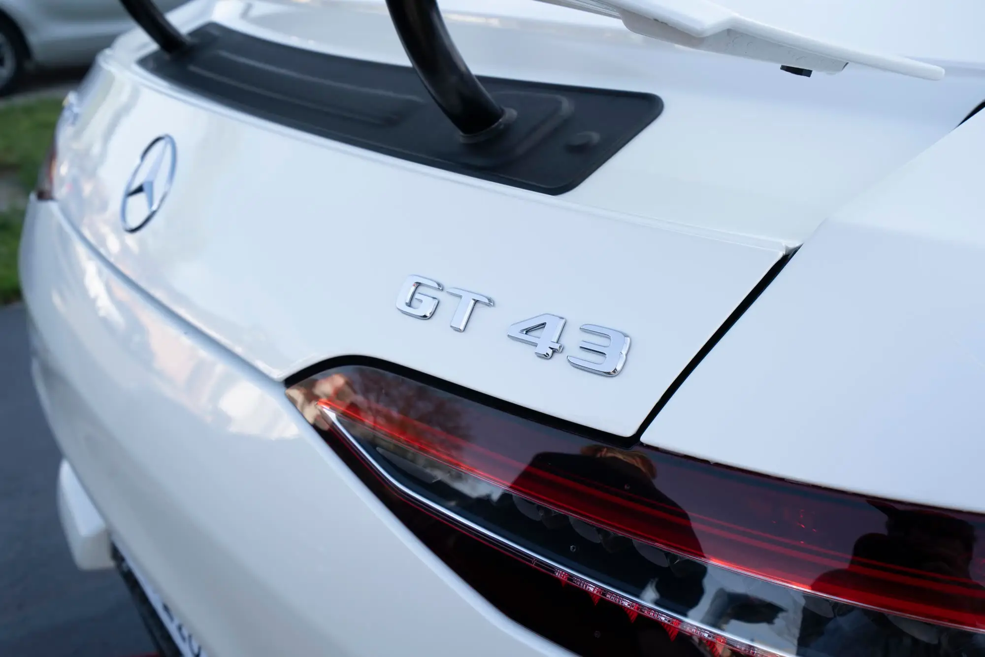 Mercedes-AMG GT 43, AMG GT 43 rear badge and taillight