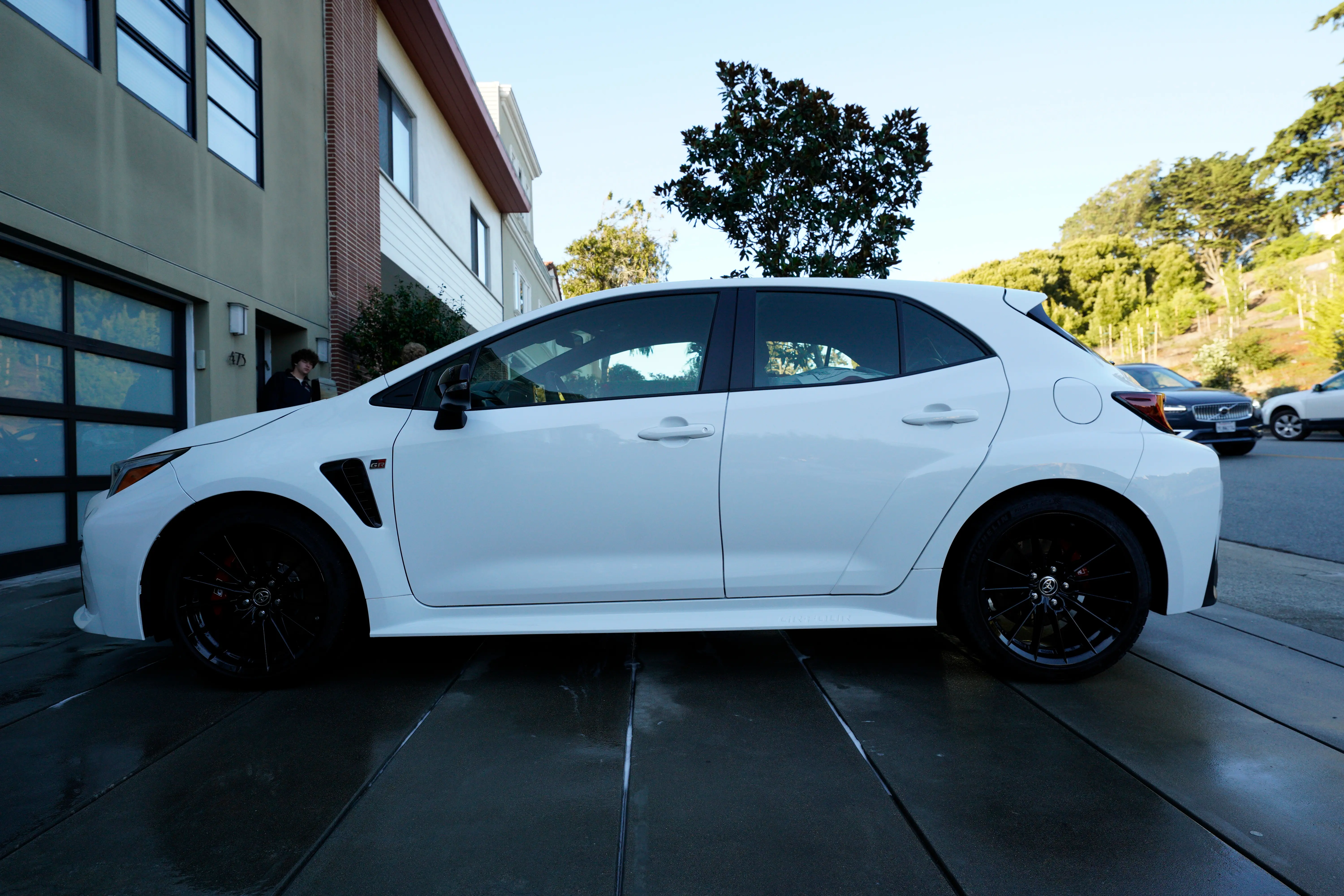 GR Corolla kept clean on a maintenance schedule