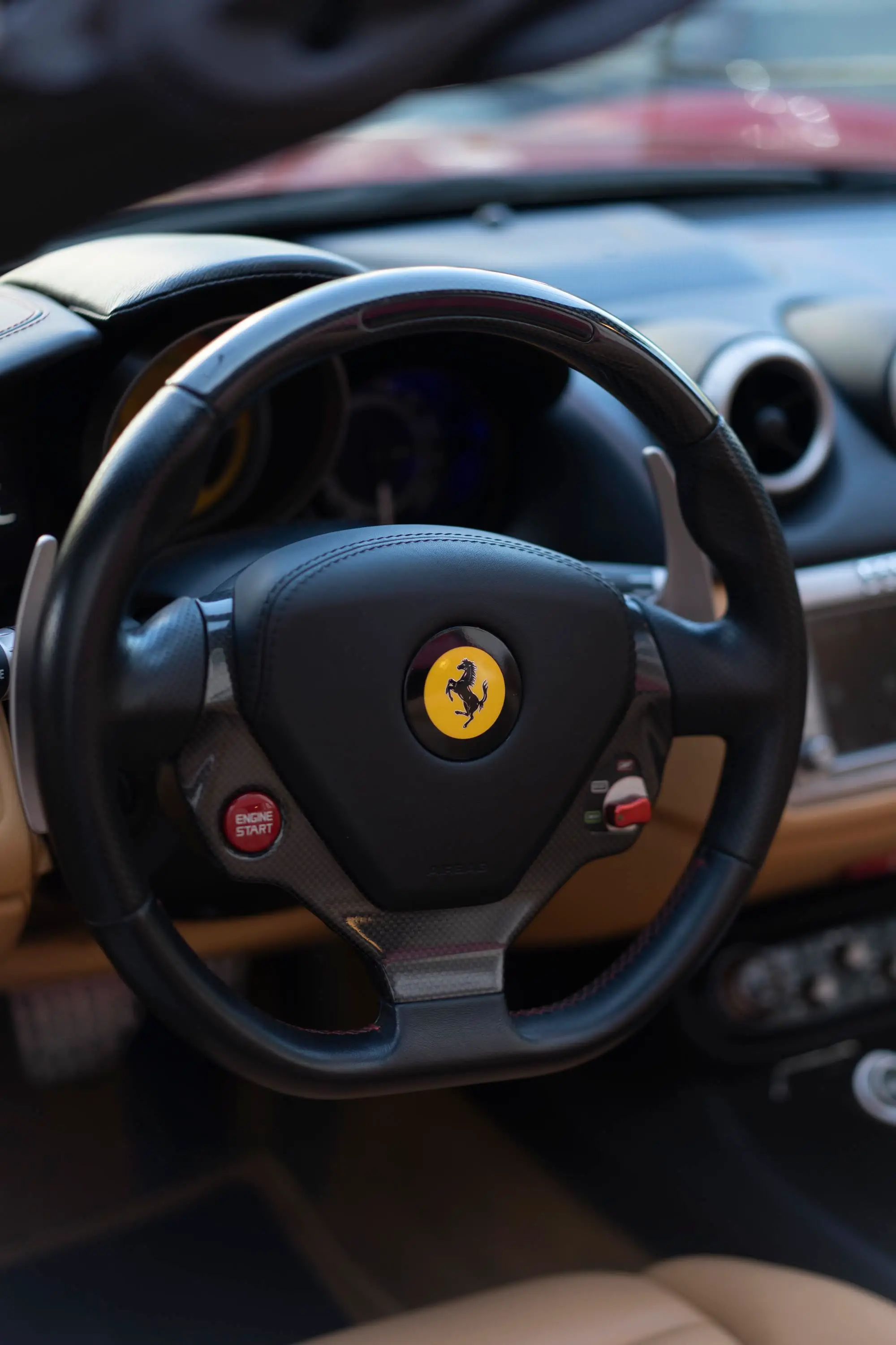 Ferrari California steering wheel