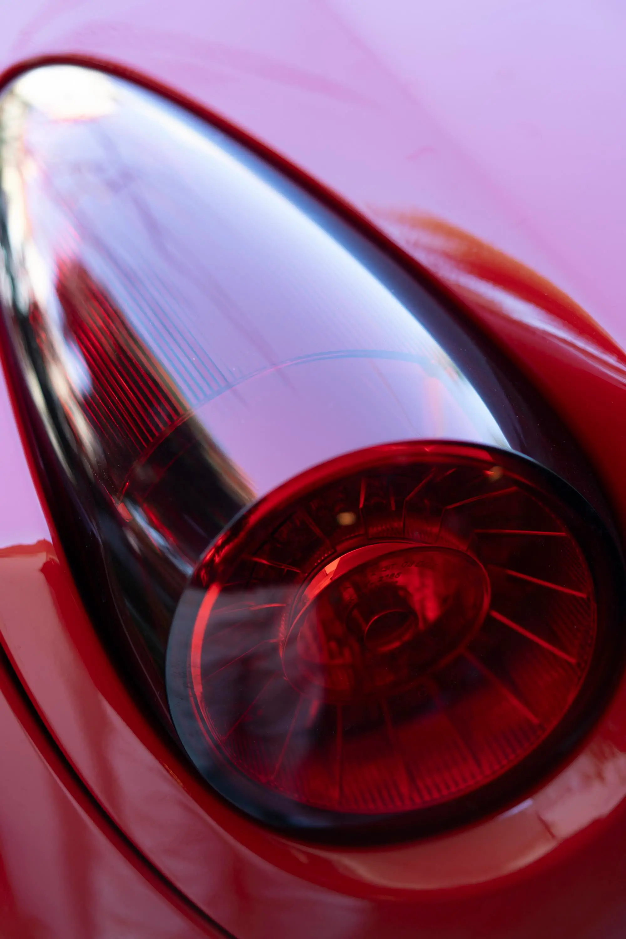 Ferrari California taillight macro