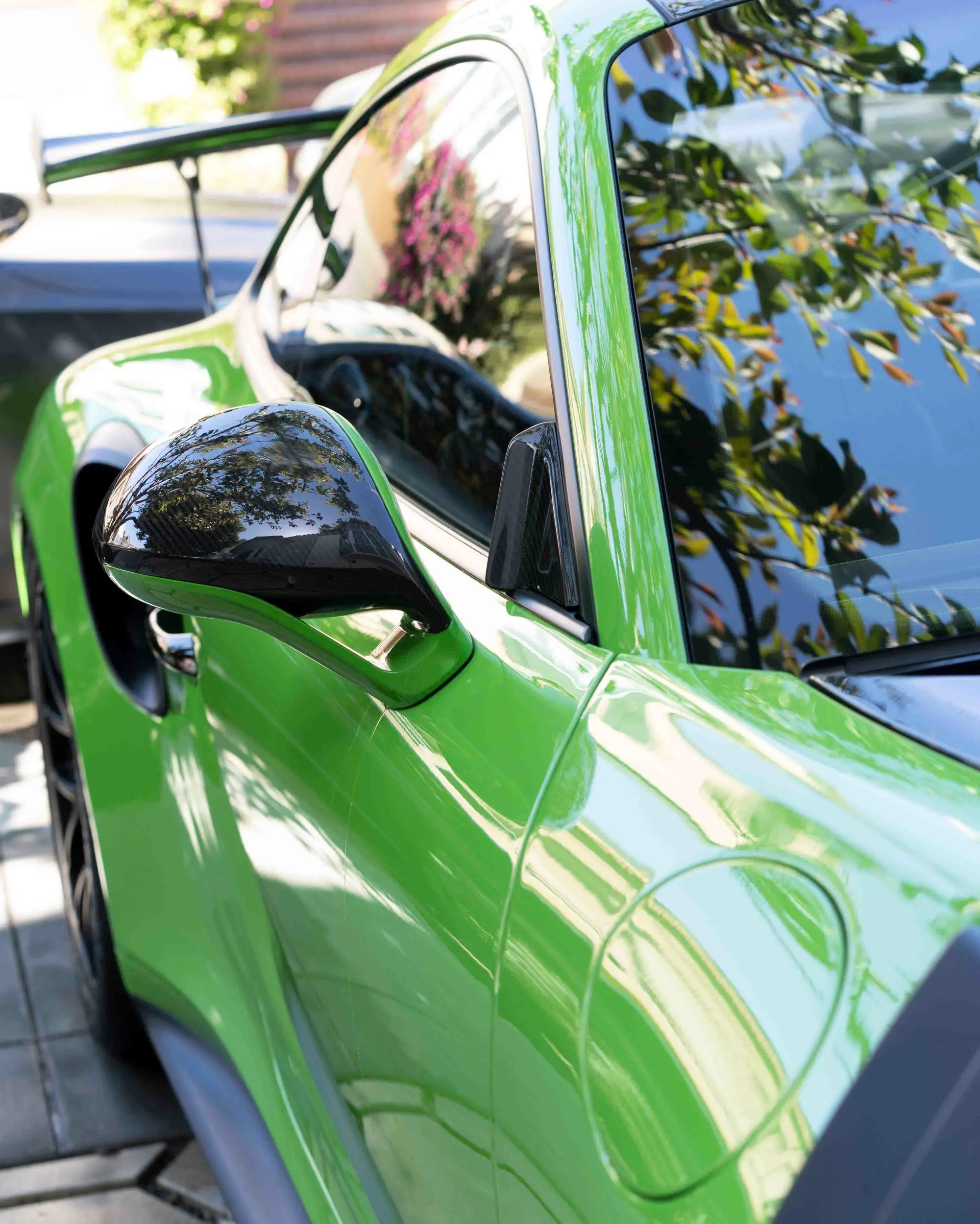 Porsche 911 GT3 RS, GT3 RS carbon mirror and door/glass